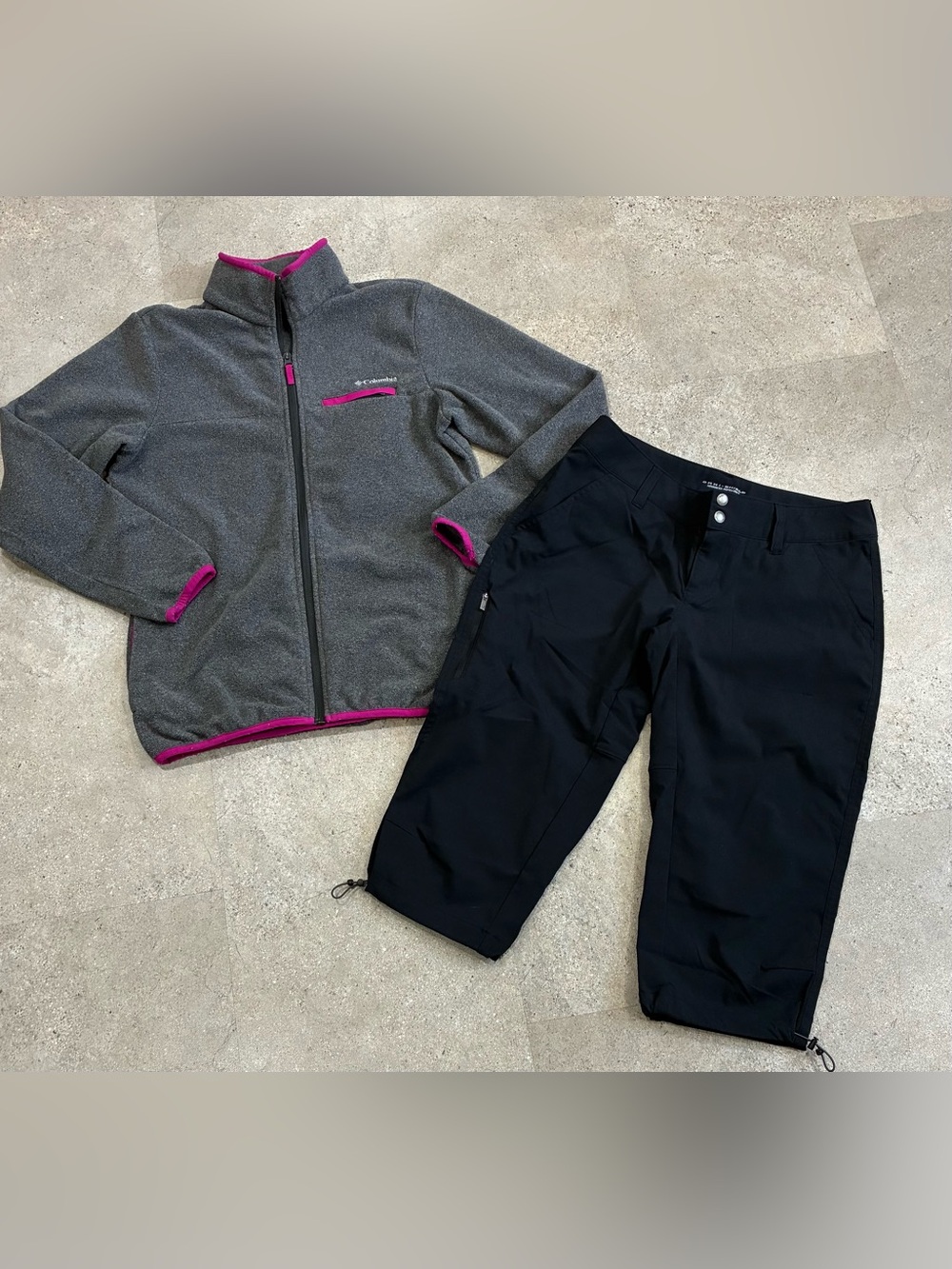 Womens COLUMBIA Omni Shield Cropped Pants & Jacket, sz 6